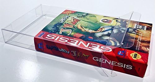 10 Sega Genesis / Master / 32X кутија заштитници јасни случаи на приказ CIB картон