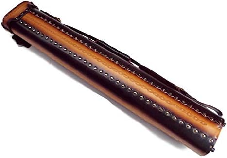 Победи Geniune Tooled Leather 3 Butt 5 Shaft Cue Caute 3x5 Southwest Style