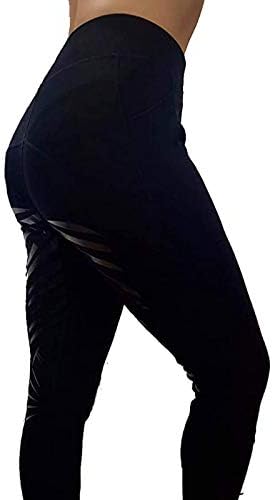 Миашуи Обични лабави панталони за жени еластични панталони на половината, жени во возење спортски панталони вежбаат земјоделски