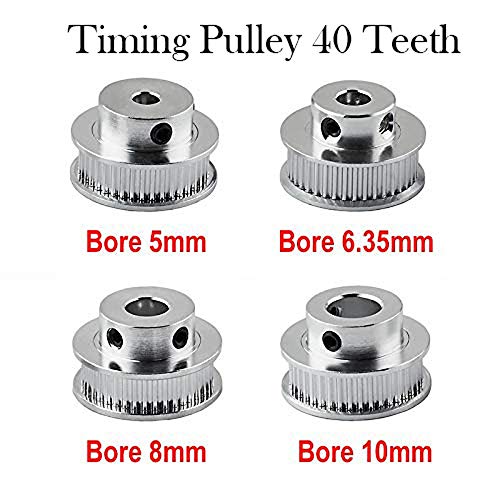 Заби на алуминиум GT2 30/36/40/48/60 заби се носат 6/10мм ширина без заб/со заб за 3Д печатач ЦНЦ