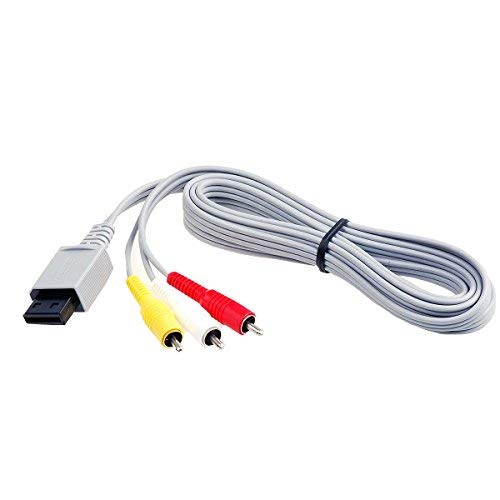 Ostent Generic Audio Video AV Game излезен кабел кабел за видео игра Nintendo Wii