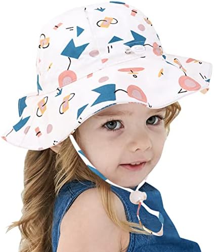 Бебе сонце капа 50+ SPF UV заштитен памук Детска капа Класик Федора Строга Панама капа Сонце широко распространетост деца слама капа