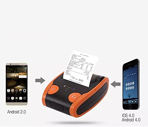 Андроид iOS мобилна термичка етикета печатач мини преносен 58мм баркод QR налепница Bluetooth печатач за супермаркет