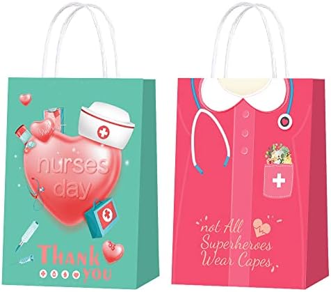 20 ПАРЧИЊА Торби За Подароци За Медицински Сестри, Торби За Подароци За Денот На Медицинските Сестри,Торба За Подароци За Дипломирање На Медицинска