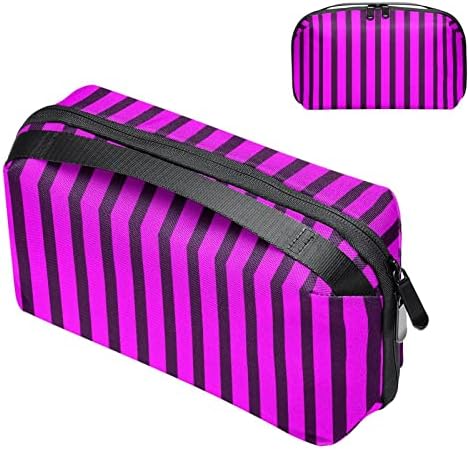 Пренослив Електронски Организатор Торбички Торби Роза Црна Боја Ленти Шема Патување Кабел За Складирање Торба За Хард Дискови, USB, SD Картичка,