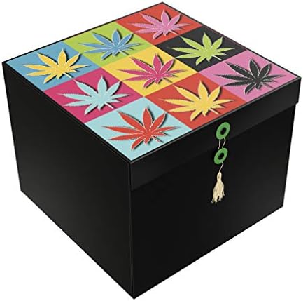 Бескрајна уметност САД ЕЗ Подарок кутија Ворхол Кабис 10x10x8 Декоративна кутија за подароци, доаѓа рамна, се појавува во секунди, вклучува картичка за белешки, плик и