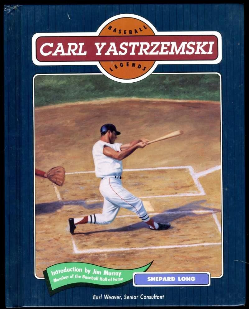 Carl Yastrzemski PSA DNA COA потпишано книга за бејзбол легенди автограм