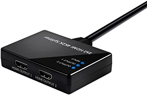 Monoprice Blackbird 4K 1x2 HDMI 2.0 Splitter | Pigtail, HDCP 2.2, 4K@60Hz, конектори позлатени, HDMI автобус напојува