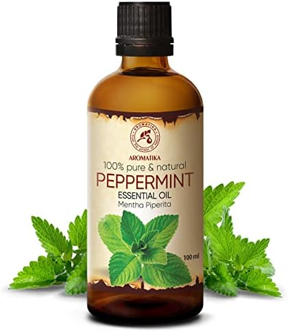 Пеперминт есенцијално масло 3,4 fl Oz - Mentha Piperita - Домашен мирис - Ароматерапија - чисто и природно масло од нане за