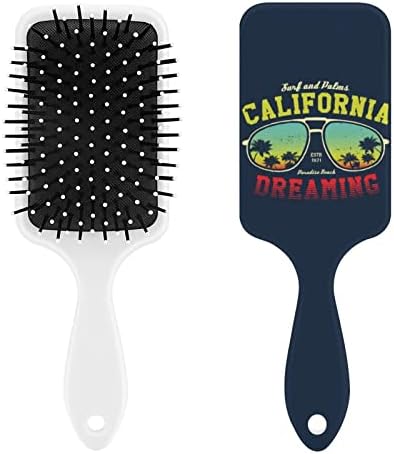 California Surfer Tee Graphic Chrush Carture Chrush Air Pibusion Comb за мажи жени подарок за коса