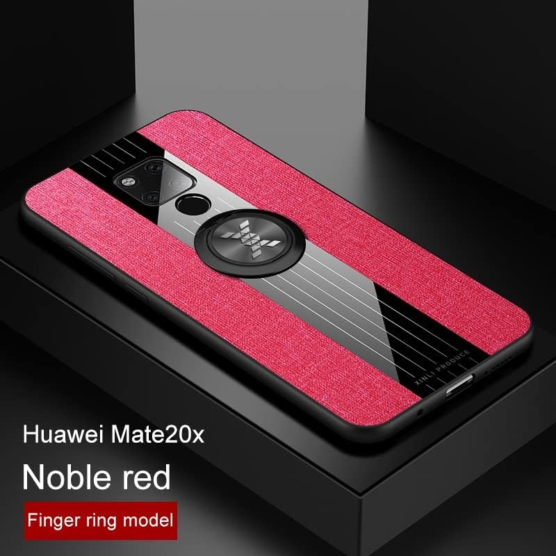 Телефон Флип Случаи Компатибилен Со Huawei Mate20 X/MATE20 X 5G Случај, Со Магнетни 360°Kickstand Случај, Мултифункционален Случај Крпа