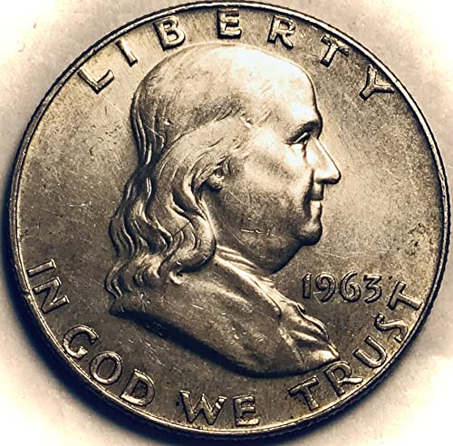1963 Г Френклин Сребрена Половина Долар Продавачот За Нециркулирани
