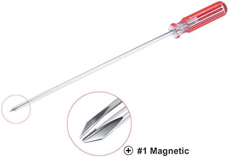uxcell Магнетни 1 Филипс Шрафцигер со 6 Инчен Хром Ванадиум Челик Вратило За Поправка Дома Подобрување Занает