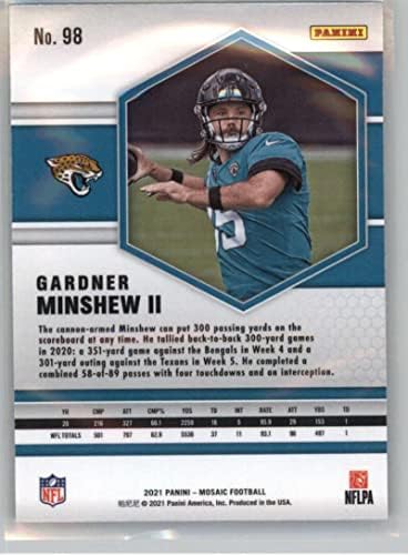 2021 Panini Mosaic #98 Gardner Minshew II Jacksonville Jaguars NFL Football Trading Card