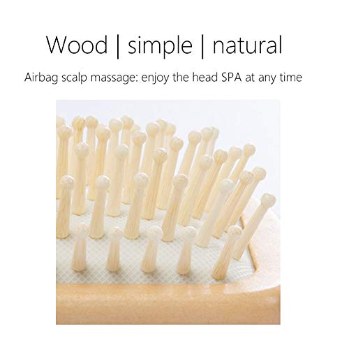Комбинирани комплети за стилизирање на косата природна дрвена коса четка за коса лопатка за коса Скалп нега здрава перница воздушна перница масажа