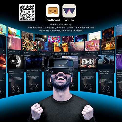 VR Слушалки СО Контролер Прилагодливи 3d VR Очила Слушалки ЗА Виртуелна Реалност HD Blu-Ray Eye Заштитена Поддршка 5~7 Инчи За