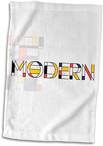 3DROSE Неопластизам во стилот на модерна, апстрактна уметност во задниот дел на бело - крпи