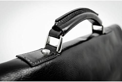 Временска отпорност кожна чанта за лаптоп лаптоп - рачно изработена одвојлива лента за месини за рамо за чанти за чанти од рамо за чанти од