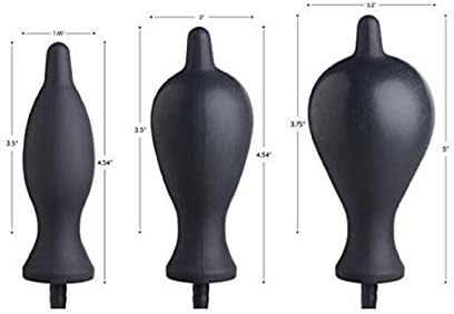 Темен инфлатор силиконски приклучок за надувување на надувување