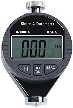 Lancoon Type A Durometer, Shore Tester Teardend Meter 0-100ha со голем LCD дисплеј за пластика, гума, кожа, мулти-магла, восок