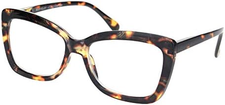 Пастелни Очила За Читање Зголемена Леќа Жени Преголеми Правоаголни Мода