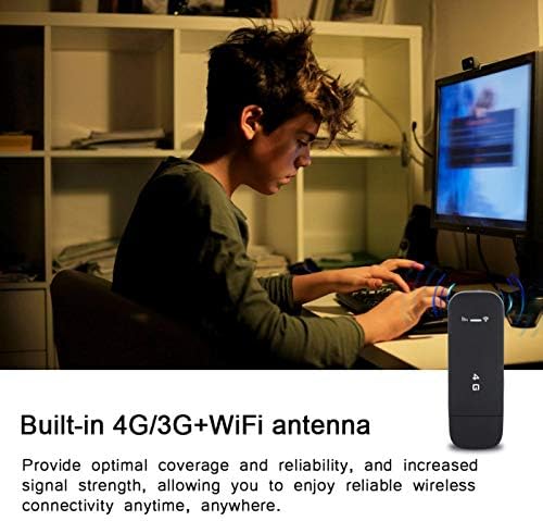 4G LTE USB Portable WiFi рутер, Pocket Mobile Hotspot Wireless Network Smart Router, Plug & Play