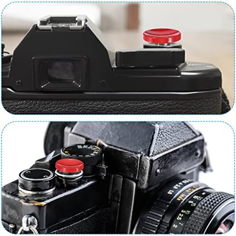 Копче за блендата на камерата Патикил, копчето за ослободување на мекиот бленда со 3 пакувања чисто копче за бакарна камера