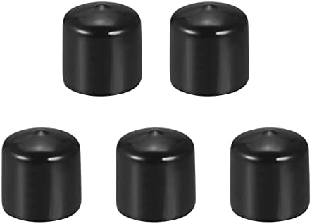 Dmiotech 5 пакет 36мм ID црна завртка заштитети заштитети гумени капаци на завртки за завртки за цевка за мебел за завртки