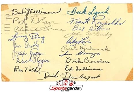 1957 Нотр Дам Фудбалски Тим Потпишан Потпишан Гпц-Колеџ Намалување На Потписи