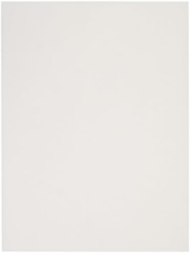 Хартија за цртање на сакс сулфит, 70 lb, 9 x 12 инчи, екстра -бел, пакет од 500 - 206309