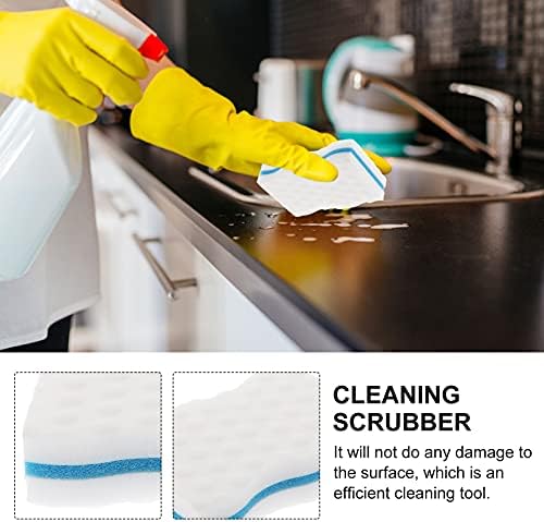 Clispeed 15 парчиња безбедно избришете површини кои не се чистат сунѓер и гребење на гребење во сад кујна практична домашна не-мулти-бришење
