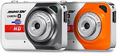 Andoer Digital Camera x6 Protable Ultra Mini High Denfition Kids Camera Mini DV поддршка 32 GB TF картичка со микро-бела со портокалова