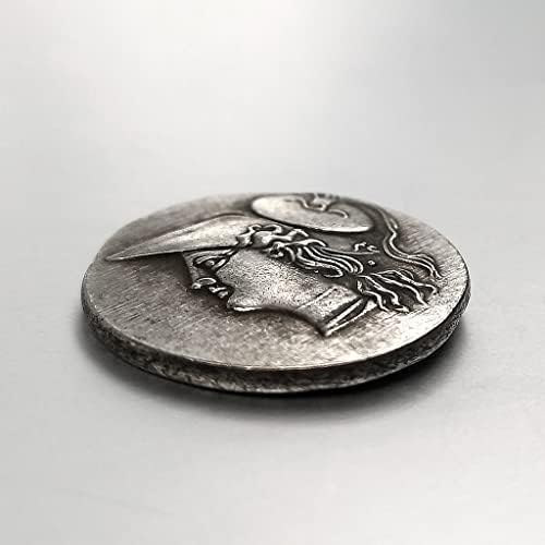 Ху ХАИ КСИЈА Античка Грчка Божица Артемида Античка Сребрена Монета Митолошка Фигура Монета Зевс Ќерка Уметност Монета