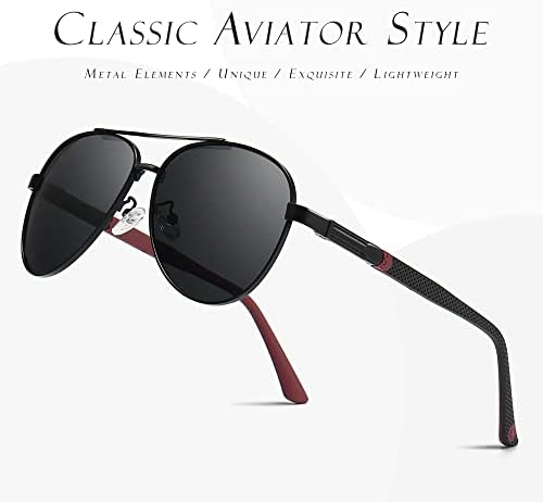 Сунгајт Мода Поларизирани Авијатичарски Очила За Сонце За Мажи Жени Класична Ув Заштита Пилот Нијанси со / Пролетна Шарка