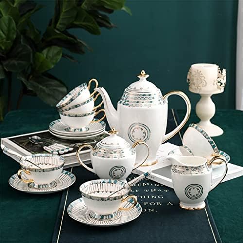 ZLXDP злато насликана коска Кина кафе сет порцелански чај постави керамички сад чаша чај чај сет подароци