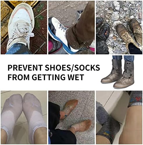 Покријте ги водоотпорни чевли на Дахокри - Обезбедување на гумени галози што не се лизгаат за жени и маж, Ријан чизми за кампување,