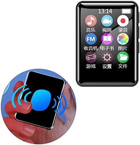 Player MP4 со Bluetooth 5.0, Music Music Player Protectable Mp3 Player со звучници, Hifi Gleassless Sound Music Audio Player