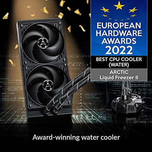 Арктички течен замрзнувач II 280 RGB-Мулти-компатибилен се-во-еден процесор AIO ладилник со вода со RGB, ефикасна PWM контролирана
