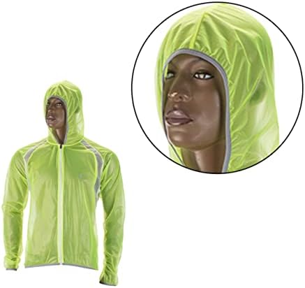 Clispeed 2 компјутери жени лесна јакна јакна чиста дожд пончови за возрасни велосипедски јакна за дожд јасен качулка од мантил
