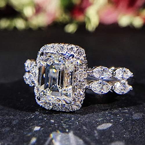 2023 година Нов темперамент дијамантски предлог за прстен во форма на жени дијамантски прстен за брак прстени момче момче
