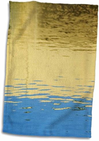 3D розово злато сина вода рефлексии TWL_35254_1 пешкир, 15 x 22