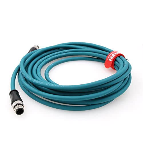 DRRI M12 4PIN D-CODE машки до D-код за машко Ethernet Ethernet Заштитен CAT5 кабел за индустриска автоматизација