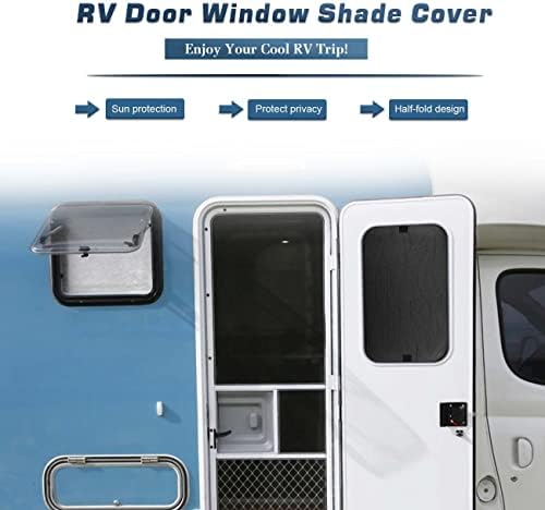 Покрив за сенка на прозорецот на RV, сенка, ткаенина за затемнување на сонцето за влез во приватноста на кампер