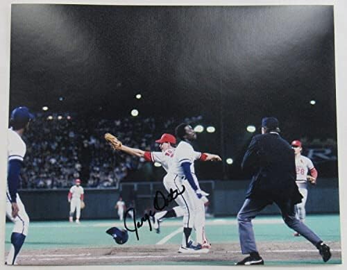 Хорхе Орта потпиша автоматски автограм 8x10 Фото II - Автограмирани фотографии од MLB