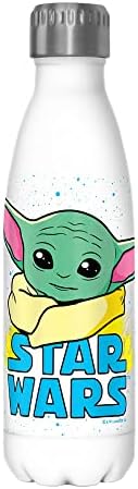 Лого на профил на детски профили на Starвезди 17 мл шише со вода од не'рѓосувачки челик, 17 унца, разнобојно