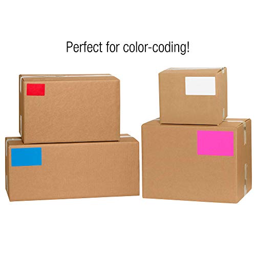 Етикети/налепници за правоаголник на залихите, 3 x 6, темно сина боја, 250 етикети по ролна