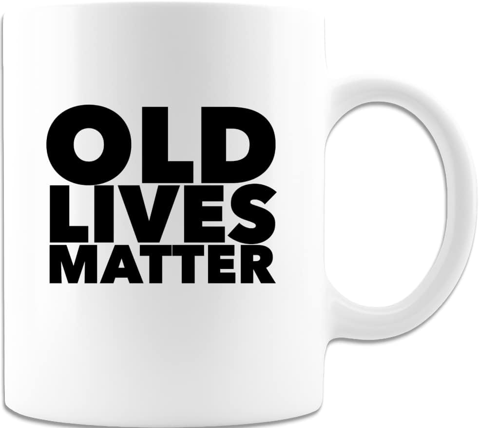 Старите Животи Се Важни Шолја За Кафе - Смешни Подароци за Пензионирање Или Роденден За Мажи - Уникатни Подароци За Тато, Дедо, Старец, Постар Граѓанин-Шолја За Кафе ?