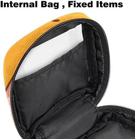 Орјуекан санитарна торба за складирање на салфетка, преносна менструална подлога за патенти, торбичка за складирање на тампон за жени девојки, цртан филм животно п