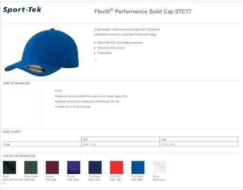 Sports-Tek Man's FlexFit Performance Solid Cap