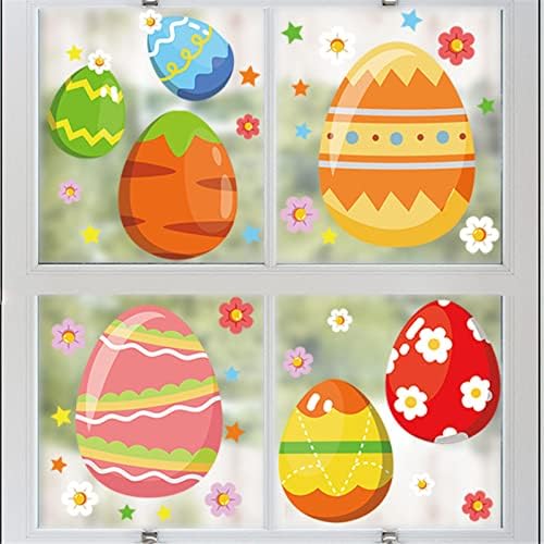 Стаклена налепница декорации за празници пролет детска соба дома кујна декор стапчиња боја
